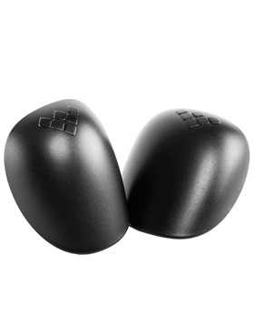 GAIN replacement plastic caps for hard shell knee pads, black GAIN replacement plastic caps for hard shell knee pads, black