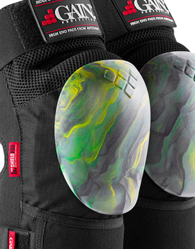GAIN THE SHIELD PRO Knee Pads, w. AUSSIE swirl caps GAIN THE SHIELD PRO Knee Pads, w. AUSSIE swirl caps