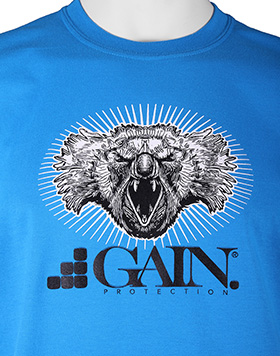 GAIN Protection "DROPBEAR" T-shirt, blue GAIN Protection "DROPBEAR" T-shirt, blue
