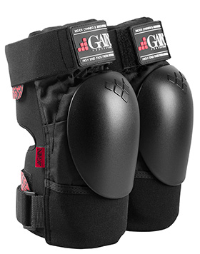 GAIN THE SHIELD Hard Shell Knee Pads, w. black caps GAIN THE SHIELD Hard Shell Knee Pads, w. black caps