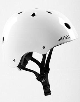 GAIN Protection THE SLEEPER helmet, XS-S-M w. adj., glossy white GAIN Protection THE SLEEPER helmet, XS-S-M w. adj., glossy white