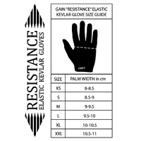 GAIN Protection Resistance elastic Armortex gloves, LOGO, size M