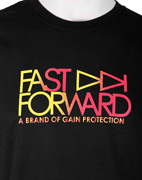 Fast Forward Logo T-shirt Black