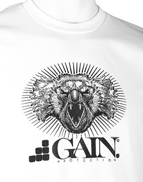 GAIN Protection Dropbear T-shirt White
